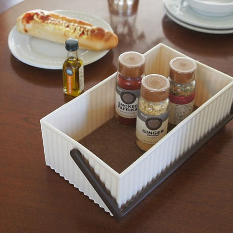 SCATOLA STORAGE BOX S ART. 235118 LIGHT GREY OMNIOFFRE HACHIMAN