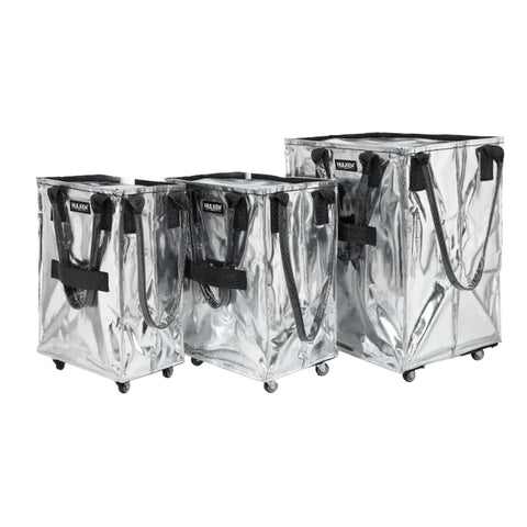 BORSA TROLLEY PER SPESA LARGE 4655421 SILVER HULKEN