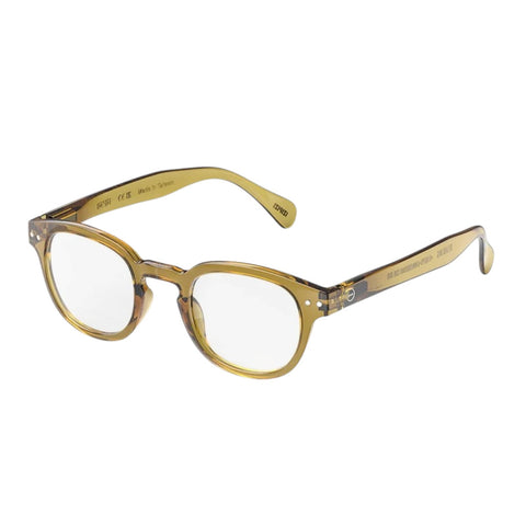 OCCHIALI READING +2 #C SEELC236-20 GOLDEN GREEN IZIPIZI