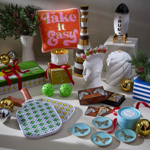 SET CARTE ZEBRAS LACQUER CARD SET ART. 34479 JONATHAN ADLER