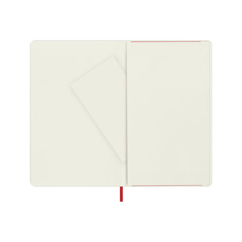 TACCUINO 13X21 LG COP. MORBIDA PAG. BIANCHE RED MOLESKINE