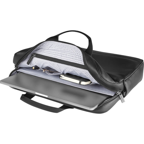 BORSA CLASSIC 2.0 SLIM BRIEFCASE BLACK MOLESKINE