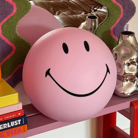 SMILEY LAMP  XL PINK HL80SMLPK MR MARIA