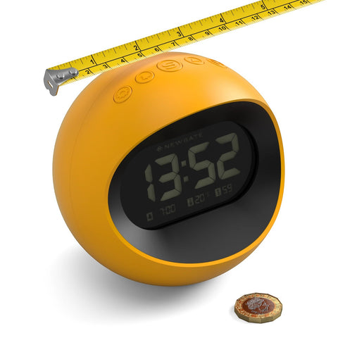 SVEGLIA CENTRE OF THE EARTH LCD ALARM ART. LCD/COTE4 ORANGE NEWGATE