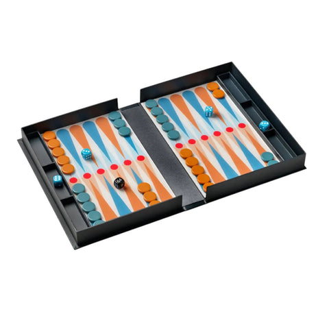 GIOCO ART OF BACKGAMMON PW00757 PRINTWORKS ATHRACITE BLACK