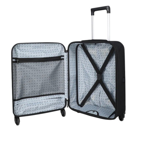 TROLLEY ROLLINK FLEX LIGHT CACABINA 4 RUOTE BLACK