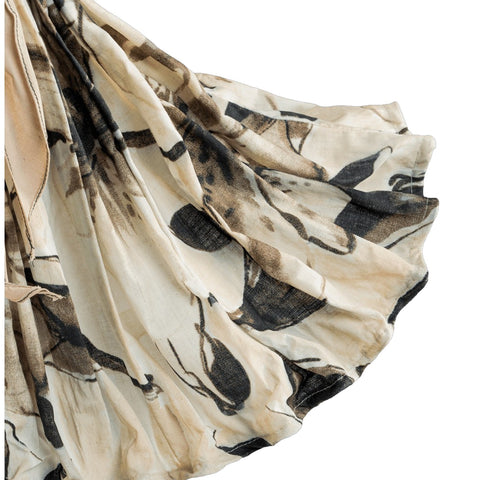 LAMPADA LITTLE GIRL MINTHI PARALUME FIORE BEIGE E NOCCIOLA SKITSO
