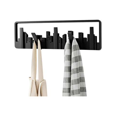 GANCIO DA PARETE SKYLINE MULTI HOOK ART. 318190-040 BLACK UMBRA