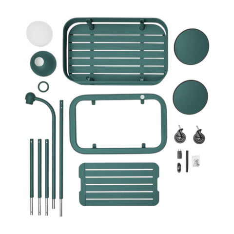 TAVOLO BAR CON RUOTE JOLLY TROLLEY 105835 DARK SAGE FATBOY