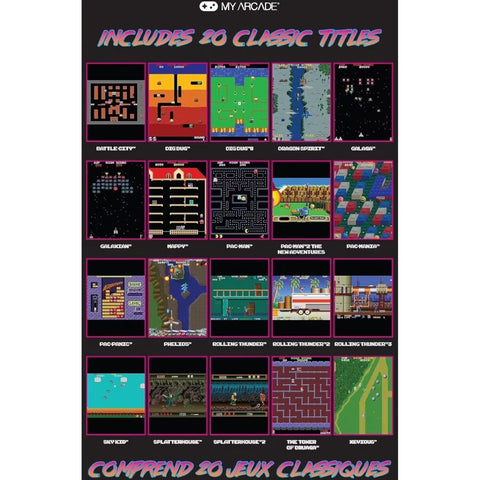 DREAM GEAR MY ARCADE RETRO NAMCO MUSEUM