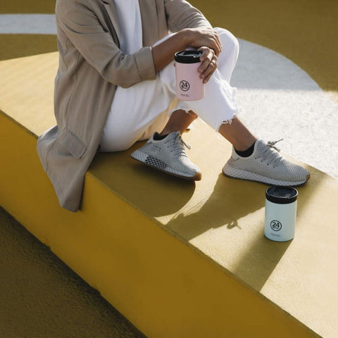 TAZZA TRAVEL TUMBLER 350ML POWDER BLUE  24BOTTLES