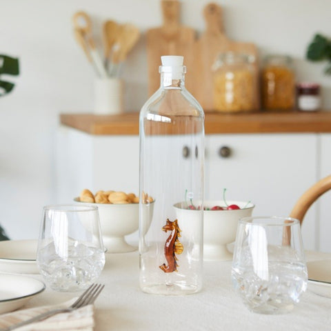 BALVI BOTTLE 1.2 LT BOROSYLLIC SEA HORSE GLASS