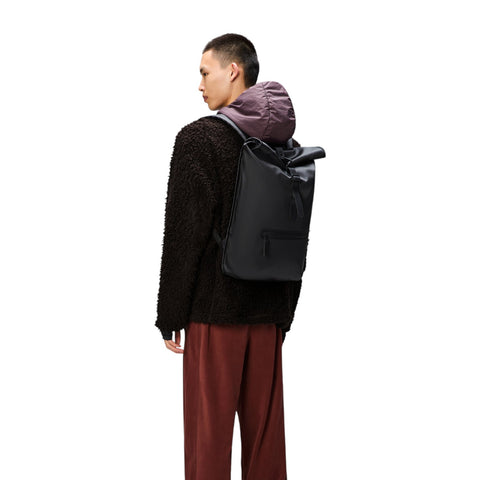 ZAINO ROLLTOP RUCKSACK W3 13320 RAIN BLACK GRAIN