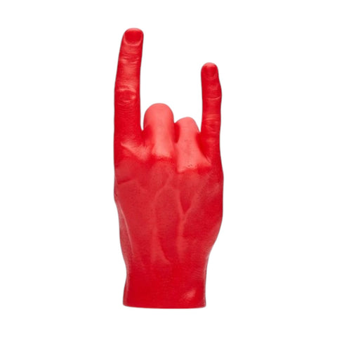 CANDLE HAND YOU ROCK RED