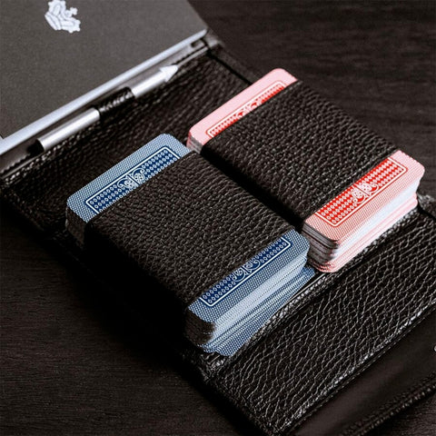 PORTACARTE ROCK IN PELLE 804570 DAL NEGRO BLACK