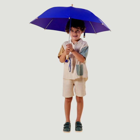 OMBRELLO DUCKLING CHILDREN ROYAL BLUE DUCKHEAD