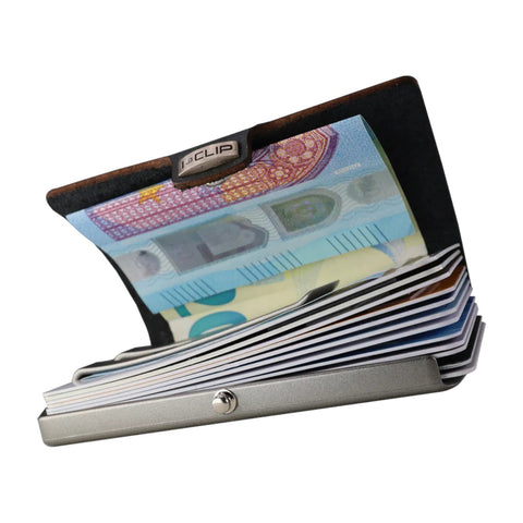 PORTAFOGLIO ORIGINAL SILVER FREQUENT TRAVELLER I-CLIP ROSA