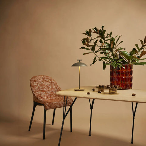 KARTELL MATELASSE' AMBER VASE ART 01225/MM