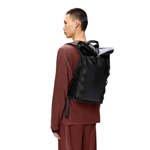 ZAINO SIBU ROLLTOP RUCKSACK W3 14770 RAINS BLACK