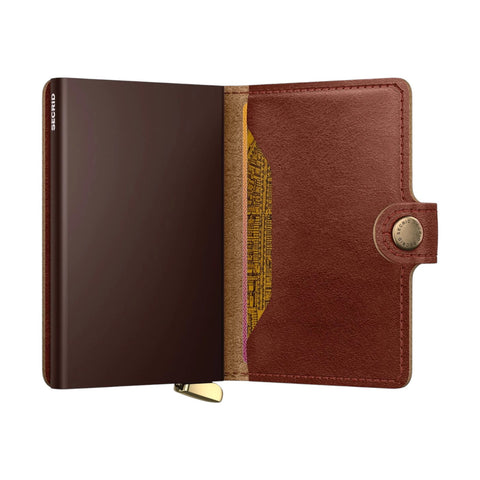 PORTAFOGLIO PREMIUM MINIWALLET BASCO MBC-WHISKEY SECRID