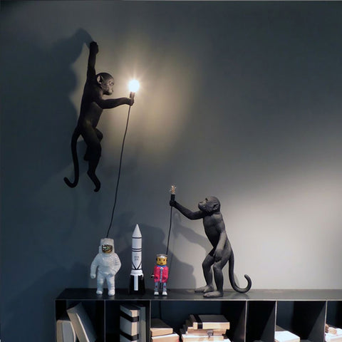 LAMPADA MONKEY STANDING OUTDOOR 14920 SELETTI BLACK
