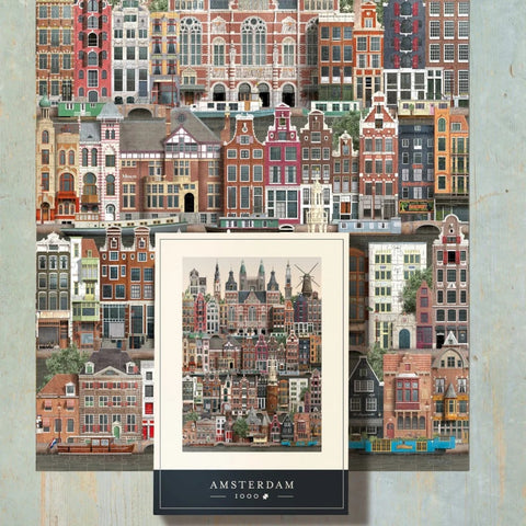 PUZZLE JIGSAW AMSTERDAM ART. MS0620 1000 PEZZI MARTIN SCHWARTZ