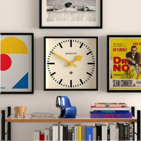 OROLOGIO NUMBER FIVE RAILWAY WALL CLOCK NUMFIV390KCY BLACK NEWGATE