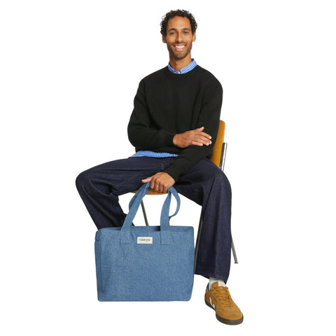 BORSA CELESTINS  RIVEDROITE PARIS STONE WASHED DENIM