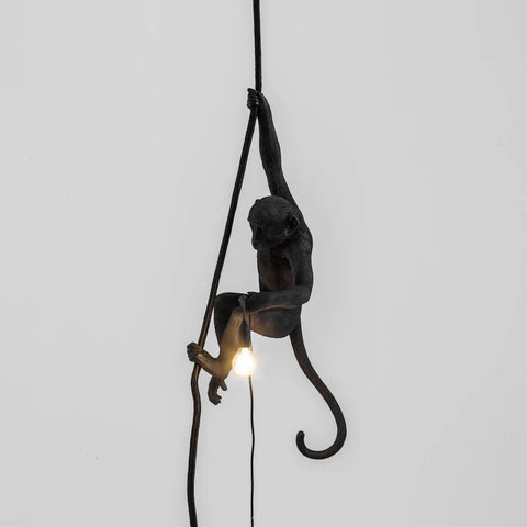 LAMPADA MONKEY OUTDOOR CON CORDA 14923 SELETTI BLACK