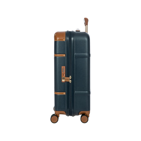 "TROLLEY IATA BRIC'S BELLAGIO 38X55X23 BLUE/LEATHER"