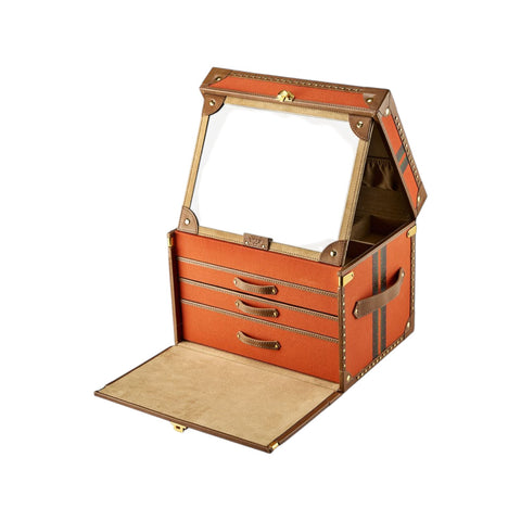 IDA TRUNK JEWELLERY BOX 190039 WOLF 1834 ORANGE