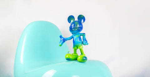 SCULPTURE MICKEY WELCOME SUNRISE BLUE DISST03002DEG7 LEBLON DELIENNE MULTICOLOR