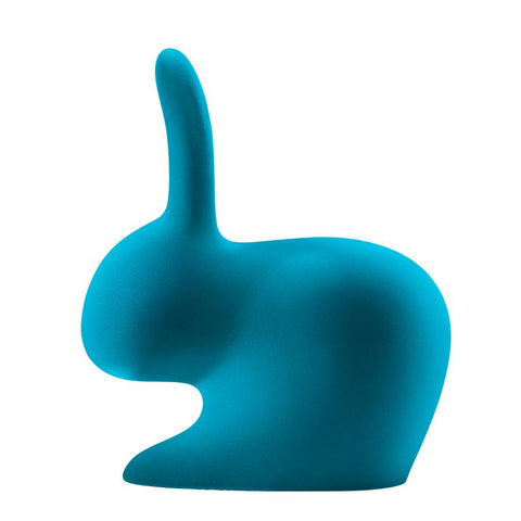 RABBIT CHAIR VELVET FINISH LIGHT BLUE 90010LB QEEBOO BLUE