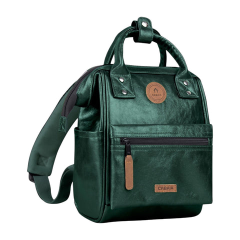 ZAINO EXTRA SMALL LUCERNE DARK GREEN IRIDESCENT GASTON LUGA