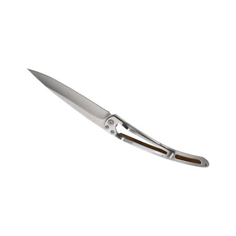 COLTELLINO TASCABILE TITANIUM JUNIPER WOOD TRIBAL ART. 1CB000020 DEEJO