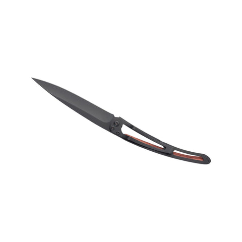 COLTELLINO TASCABILE BLACK CORAL WOOD POLYNESIAN ART. 1GB000139 DEEJO