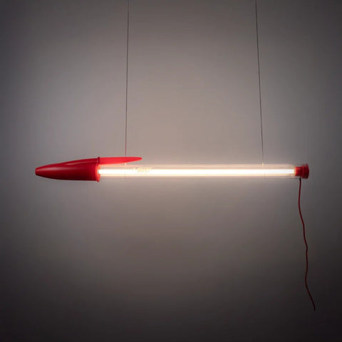 LAMPADA LED IN PC/HDPE PENNA BIC 07837 RED SELETTI