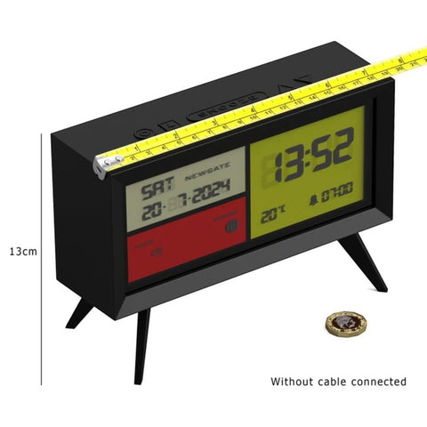 SVEGLIA SPECTRONOMA LCD CLOCK ART. LCD/SPECT1 BLACK NEWGATE