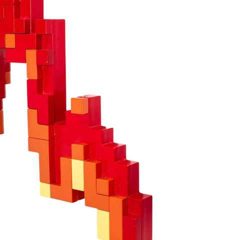 SPECCHIO PIXEL FLAME 17056 RED SELETTI