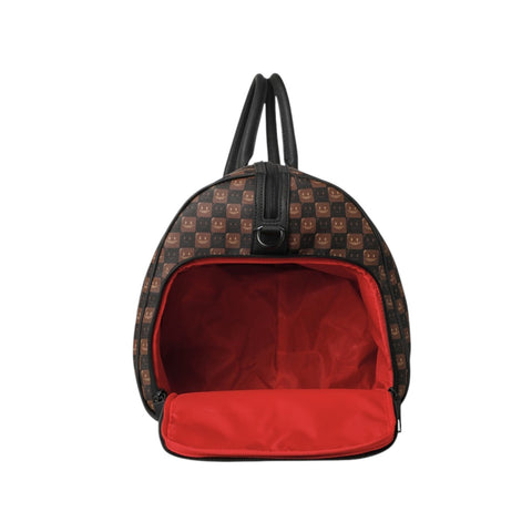 BORSONE DUFFLE SHARK IN PARIS WTF BUBBLE 910D9306NSZ BROWN SPRAYGROUND