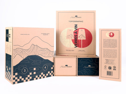 SET 2 CALICI VINO MONTE BIANCO/EVEREST ART. TOPO-VV-BE ALASKAN MAKER