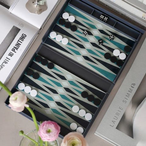 GIOCO CLASSIC BACKGAMMON PW00682 PRINTWORKS BLUE