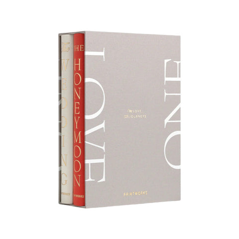 ALBUM 2PACK WEDDING BOOK ONE LOVE PW00771 PRINTWORKS MILTICOLOR