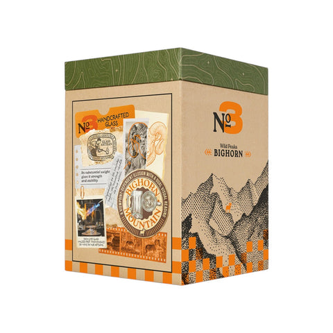 BOCCALE WILD PEAKS BIGHORN BEER MUG TOPO-CH-M ALASKAN MAKER
