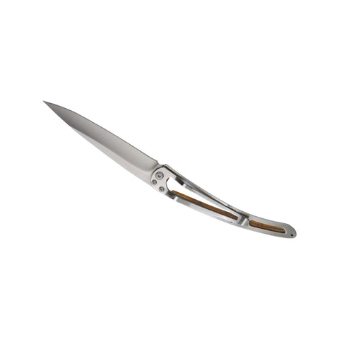 COLTELLINO TASCABILE TITANIUM OLIVE WOOD TERRA INCOGNITA ART. 1CB000054 DEEJO