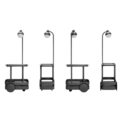 TAVOLO BAR CON RUOTE JOLLY TROLLEY 106514 ANTRACITE FATBOY