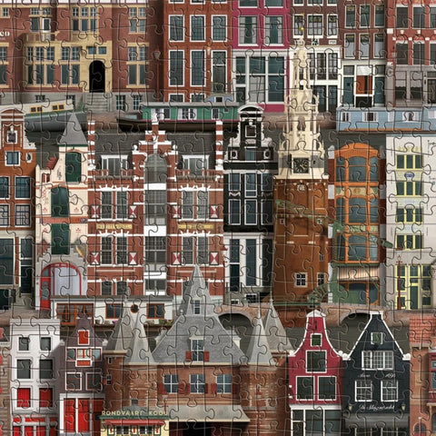 PUZZLE JIGSAW AMSTERDAM ART. MS0620 1000 PEZZI MARTIN SCHWARTZ