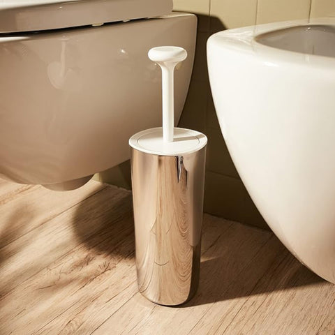 SCOPINO DA BAGNO BIRILLO PL08 W ALESSI SILVER