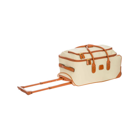 BORSONE CON RUOTE FIRENZE 55X25X32  BRIC'S BBJ15220.014 PANNA