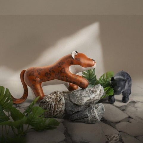 BOOKEND 1KG LEOPARD RAY GZBV0006-G01414 TAN AND WHEAT BROWN ZUNY